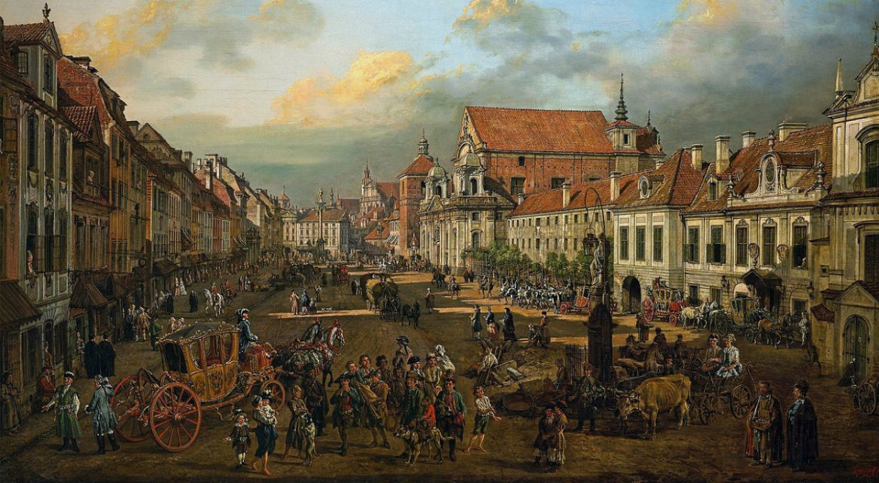 Canaletto, Krakowskie Przedmieście