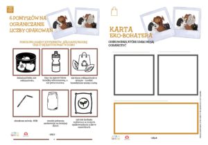 momysły na ograniczanie śmieci karty pracy dla dzieci