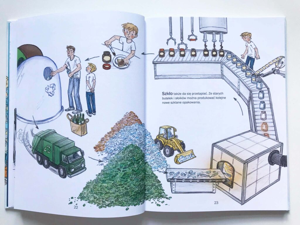 Ilustracja do książki "Śmieci: najbardziej uciążliwy problem"