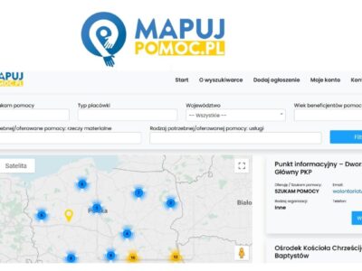 Rusza platforma MapujPomoc.pl