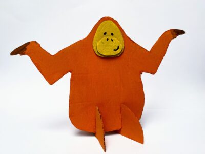 What does an organgutan look like?