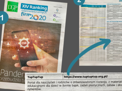 Gazeta Prawna – TupTupTup wybrany Start-upem Pozytywnego Wpływu 2020