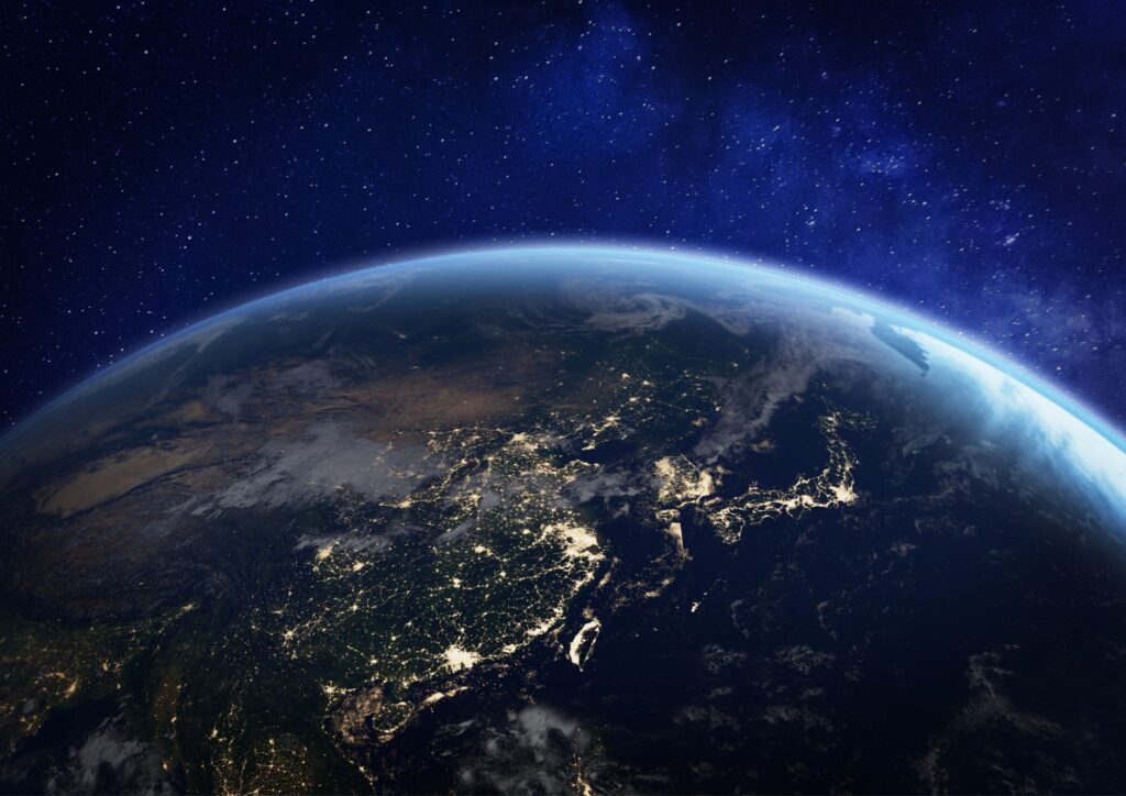 Planeta Ziemia Ziemia widziana z kosmosu