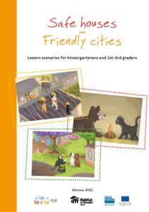Okładka do materiał&oacute;w Lesson plans about housing, sustainable cities and human rights