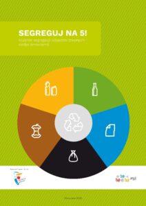 Okładka broszury "Segreguj na 5!"