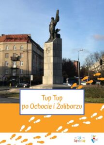 Okładka do materiał&oacute;w "Tup Tup po Ochocie i Żoliborzu"