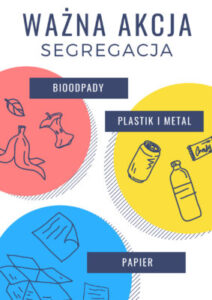 Okładka materiał&oacute;w "Ważna akcja segregacja"