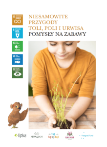 okładka do materiał&oacute;w "Niesamowite przygody Toli, Poli i Urwisa"