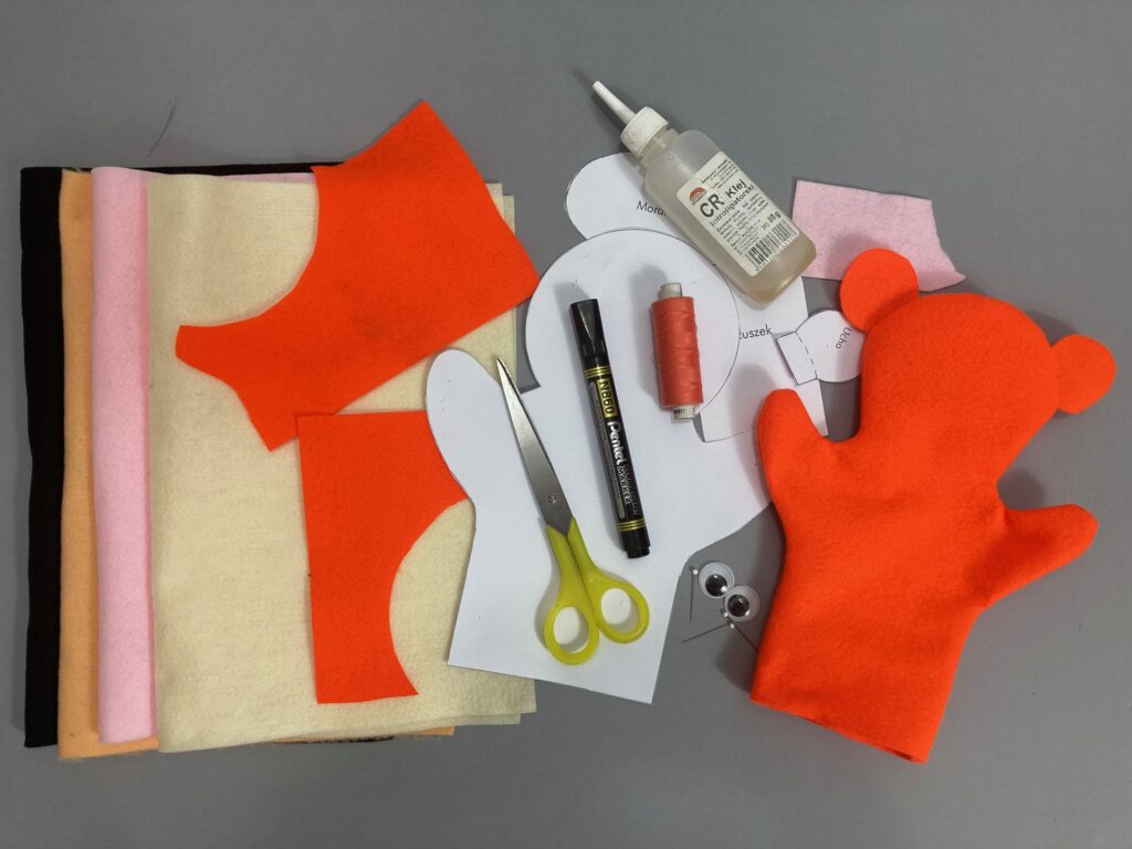 Tygrysy_Pacynka-materialy materiały niezbędne do realizacji zadania