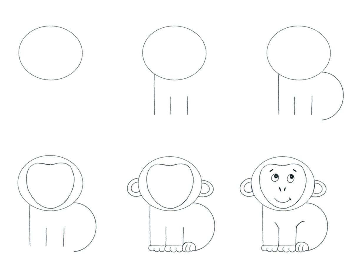 Chimpanzee step by step