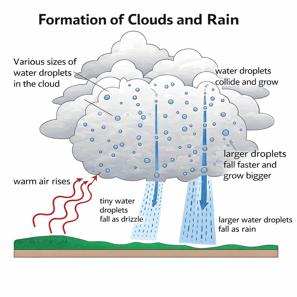 Formation Of Clouds And Rain